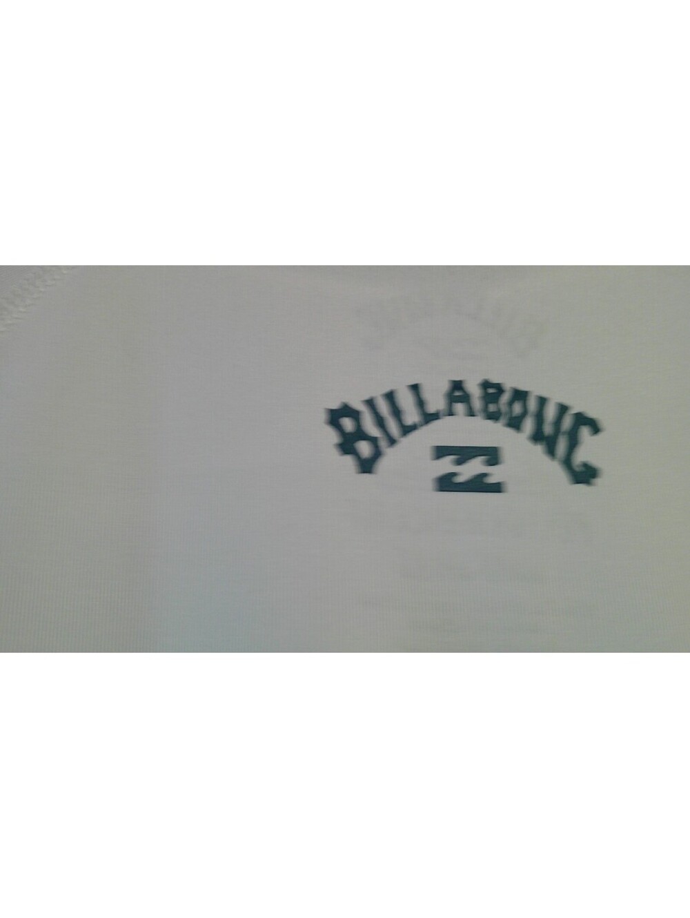 Billabong White UV Surf Rash Guard Shirt